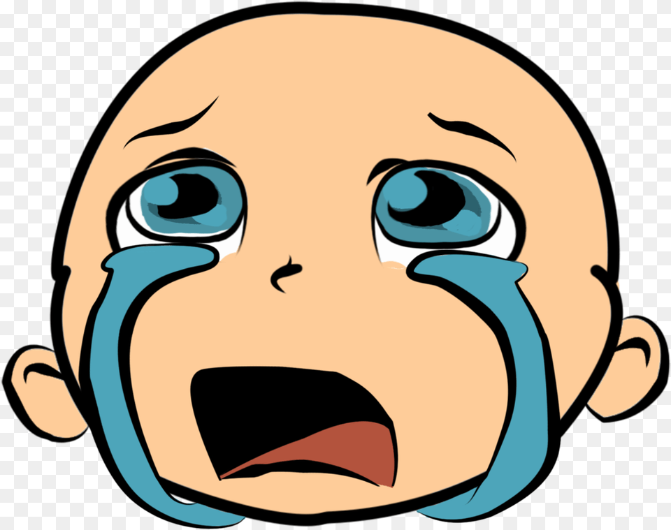 Cartoon Crying Face Crying Baby Face Cartoon, Head, Person, Photography, Portrait Free Transparent Png