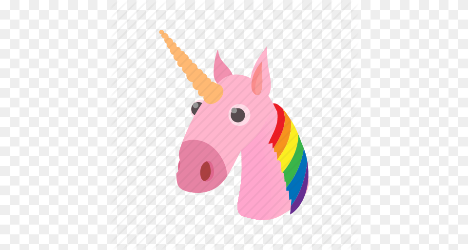 Cartoon Cute Horse Lgbt Love Rainbow Unicorn Icon, Animal, Mammal, Pig Png
