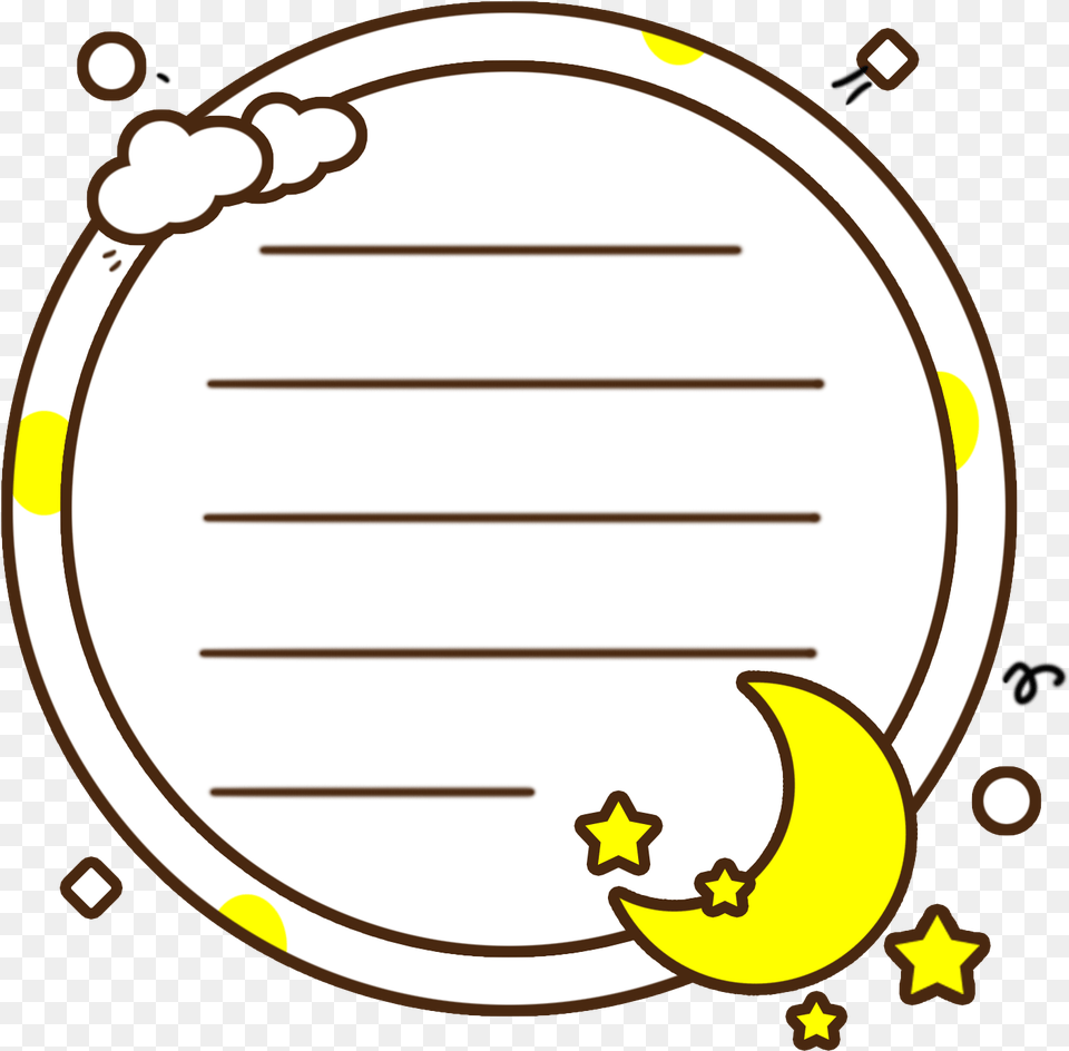 Cartoon Cute Vector Hand Drawn And Psd Circle, Text Free Transparent Png