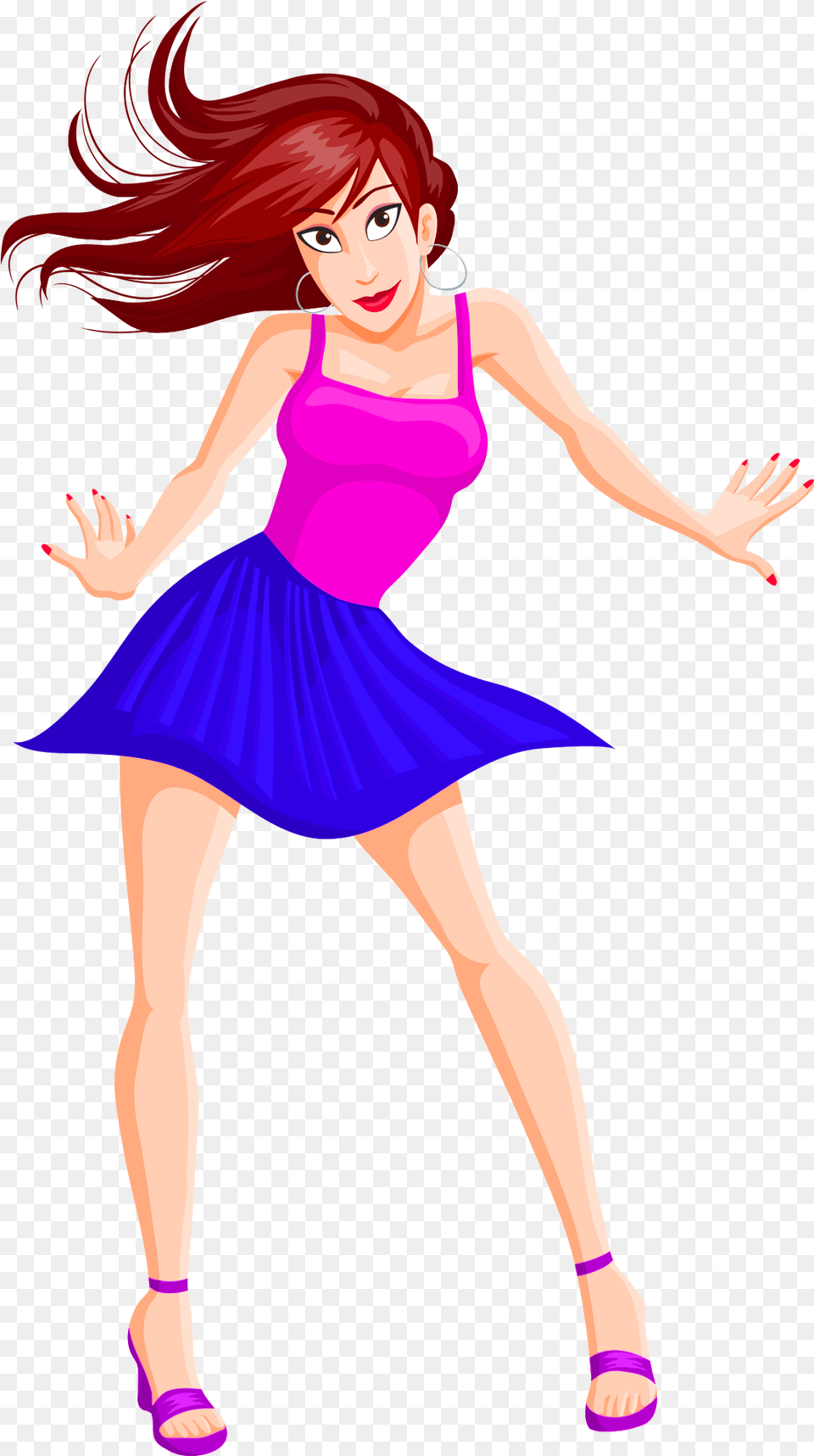Cartoon Dancing, Person, Leisure Activities, Adult, Female Free Transparent Png