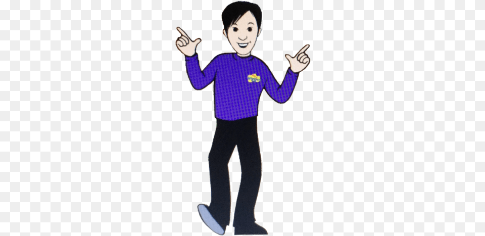 Cartoon Danny Thumbs Up The Wiggles, Sleeve, Long Sleeve, Clothing, Person Free Png