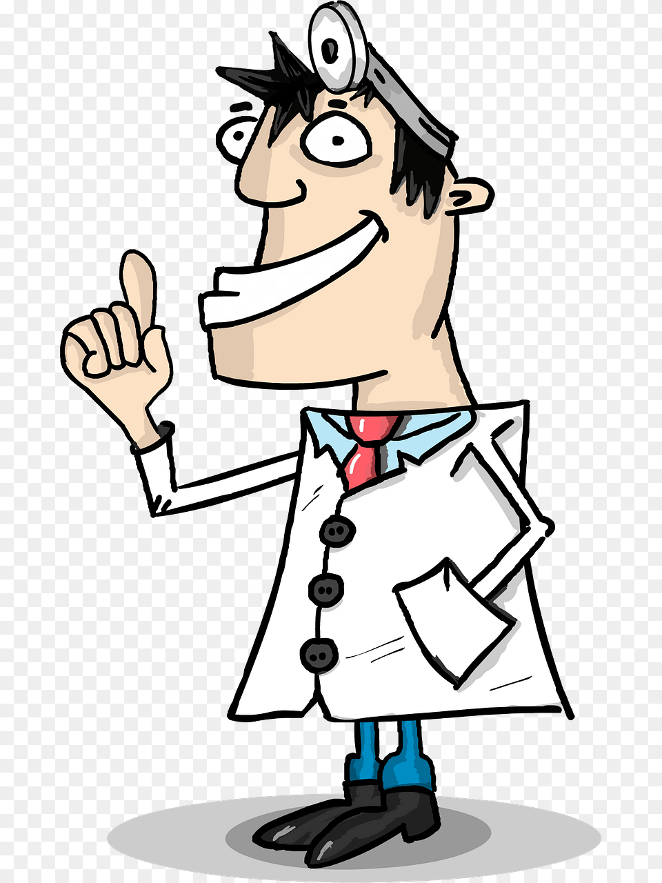 Cartoon Dentist Clipart, Book, Comics, Publication, Person Free Transparent Png