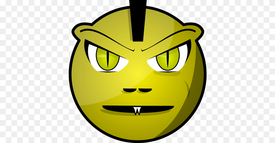 Cartoon Devil Face, Ball, Sport, Tennis, Tennis Ball Free Png Download