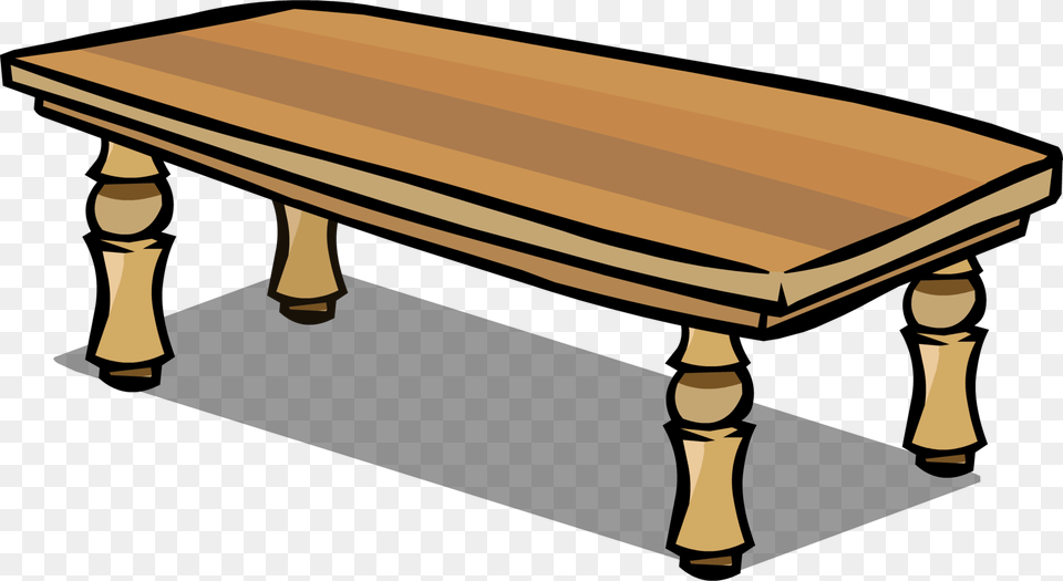 Cartoon Dinner Table Clipart Cartoon Kitchen Table Clipart, Bench, Coffee Table, Furniture, Wood Png