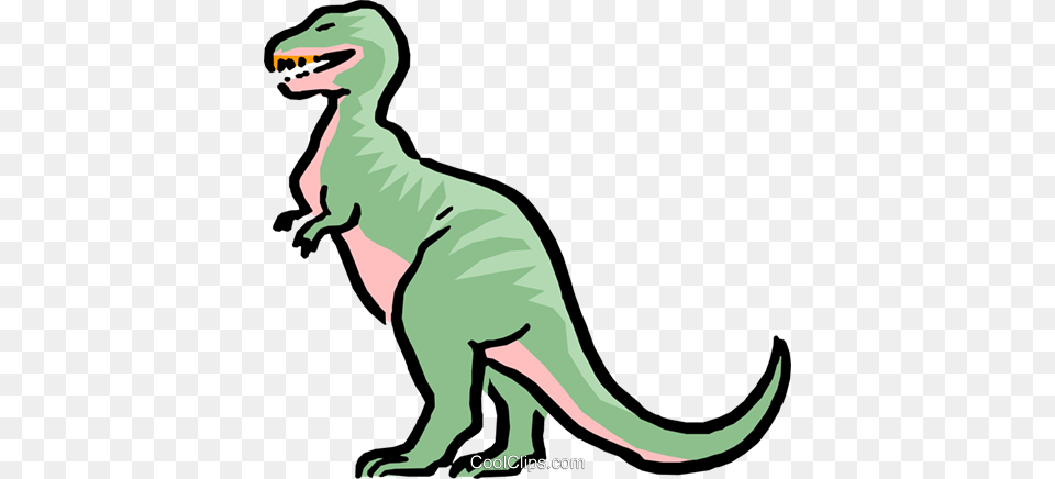 Cartoon Dinosaur Royalty Vector Clip Art Illustration, Animal, Reptile, T-rex, Kangaroo Free Png Download