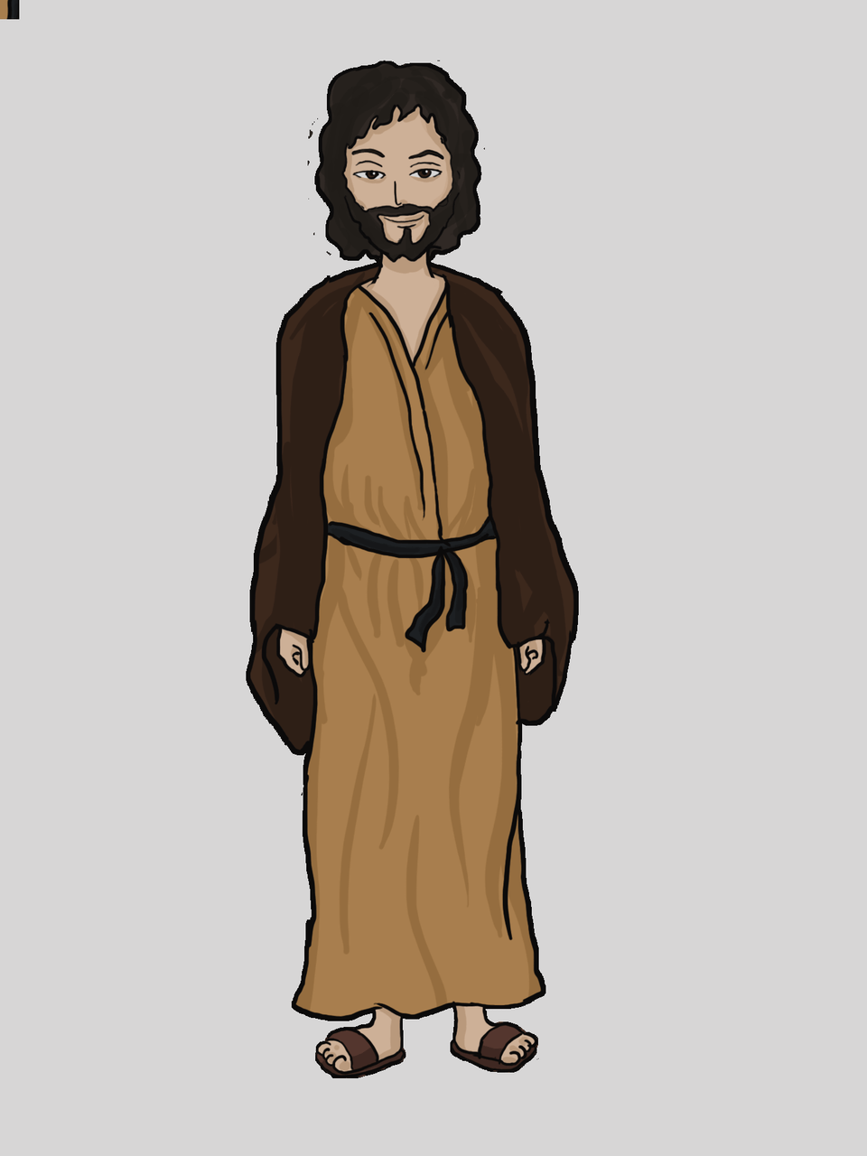 Cartoon Disciple Of Jesus, Clothing, Sleeve, Fashion, Long Sleeve Png