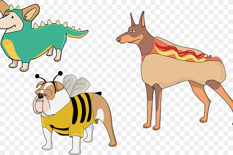 Cartoon Doberman, Animal, Mammal, Pig, Horse Png Image