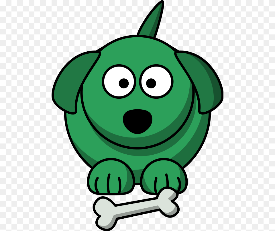 Cartoon Dog Bone, Green, Animal, Bear, Mammal Png