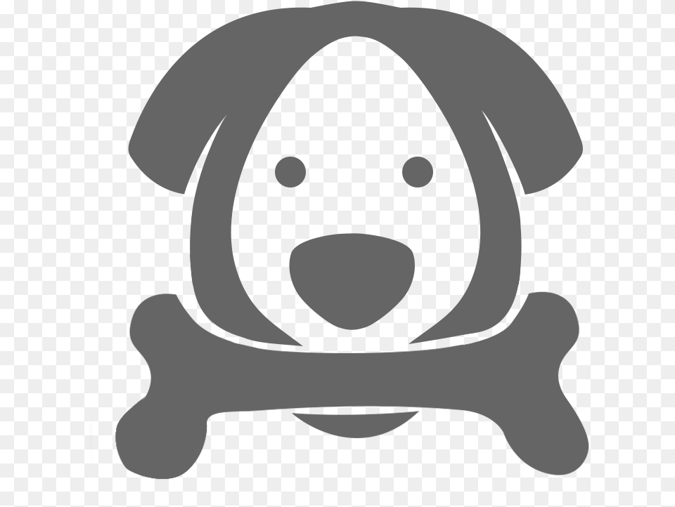 Cartoon Dog Bone, Stencil, Animal, Bear, Mammal Free Transparent Png