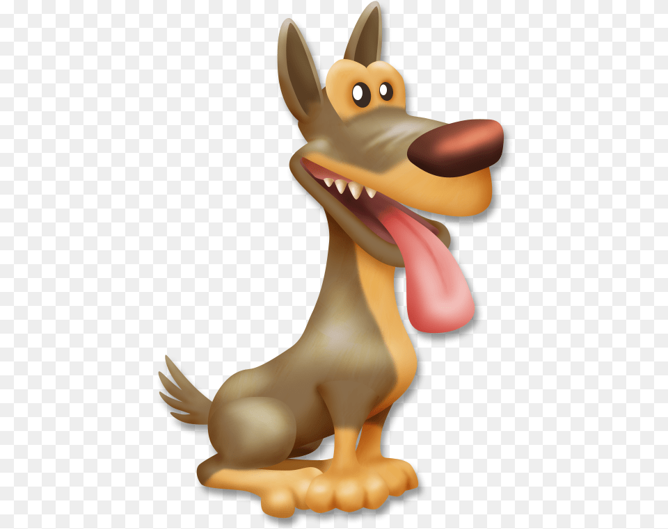 Cartoon Dog Sitting Clipart Hay Day Transparent, Figurine, Animal, Pet, Dinosaur Free Png