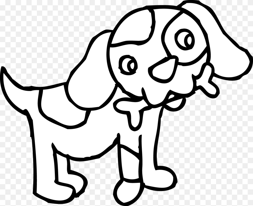 Cartoon Dog To Color, Stencil, Baby, Person, Face Png Image