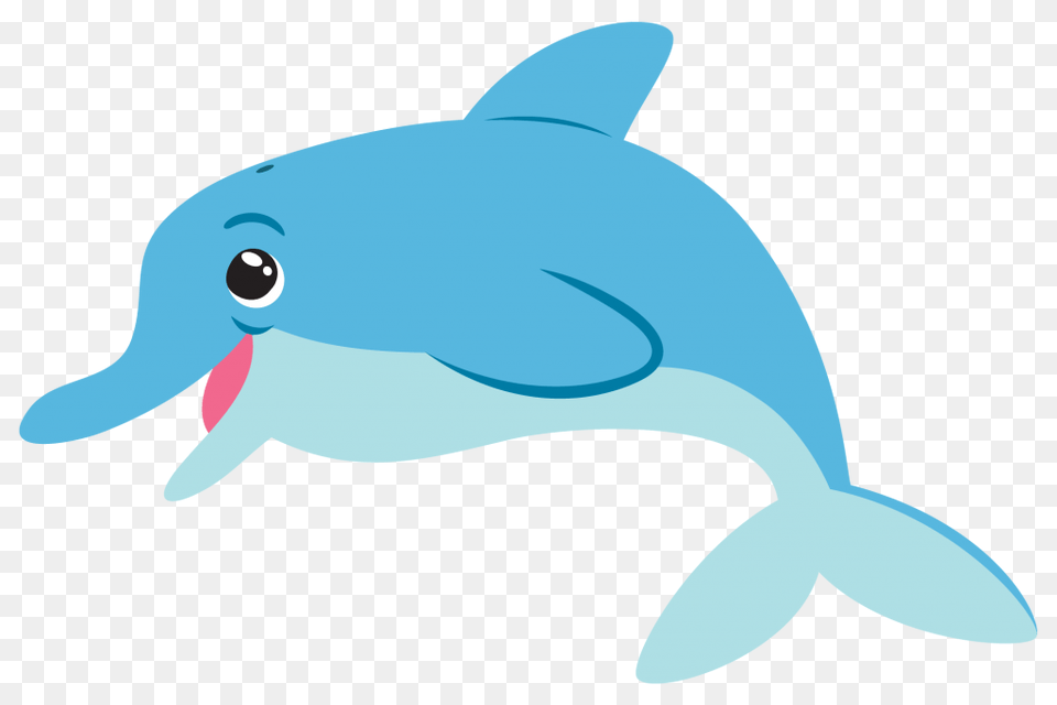 Cartoon Dolphin, Animal, Mammal, Sea Life, Fish Png