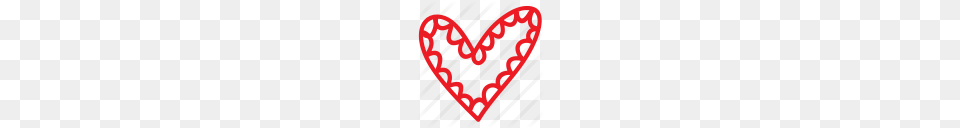Cartoon Doodle Hand Drawn Heart Love Sketch Valentines Icon, Dynamite, Weapon Free Png