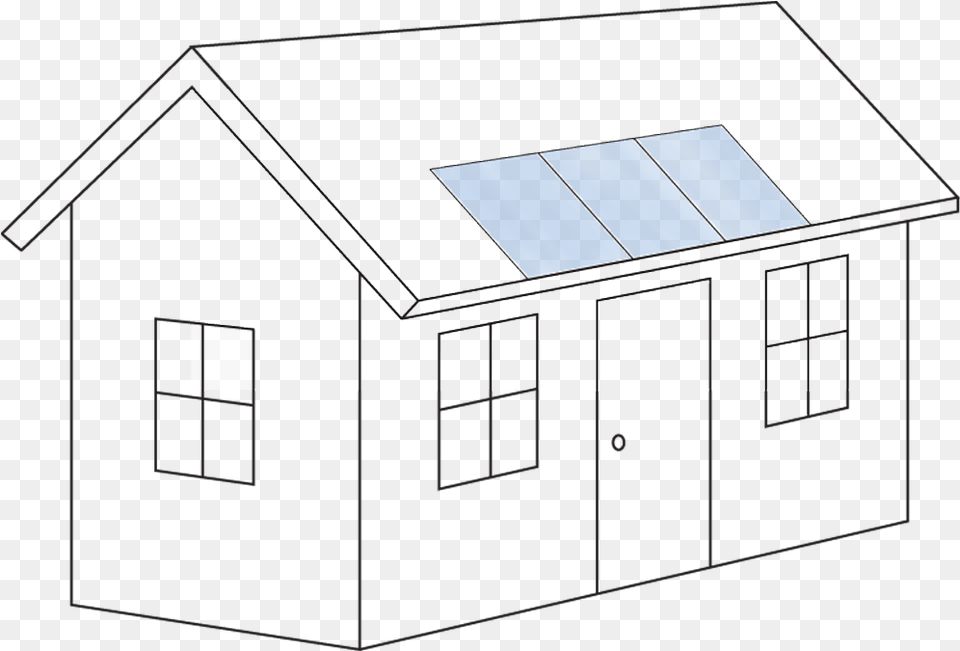 Cartoon Door House, Window, Outdoors, Skylight, Architecture Png Image