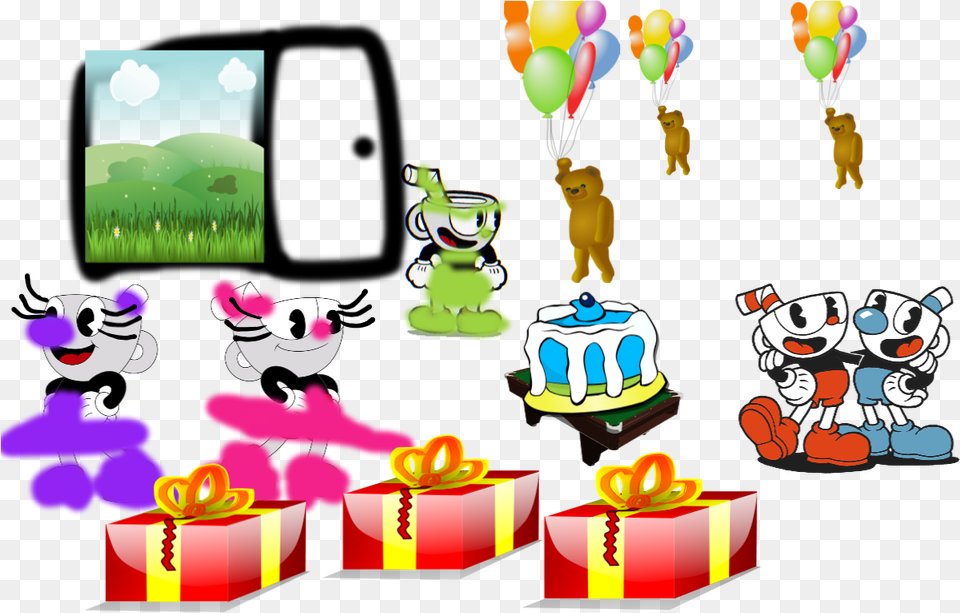 Cartoon Cartoon, Person, People, Food, Birthday Cake Free Png Download