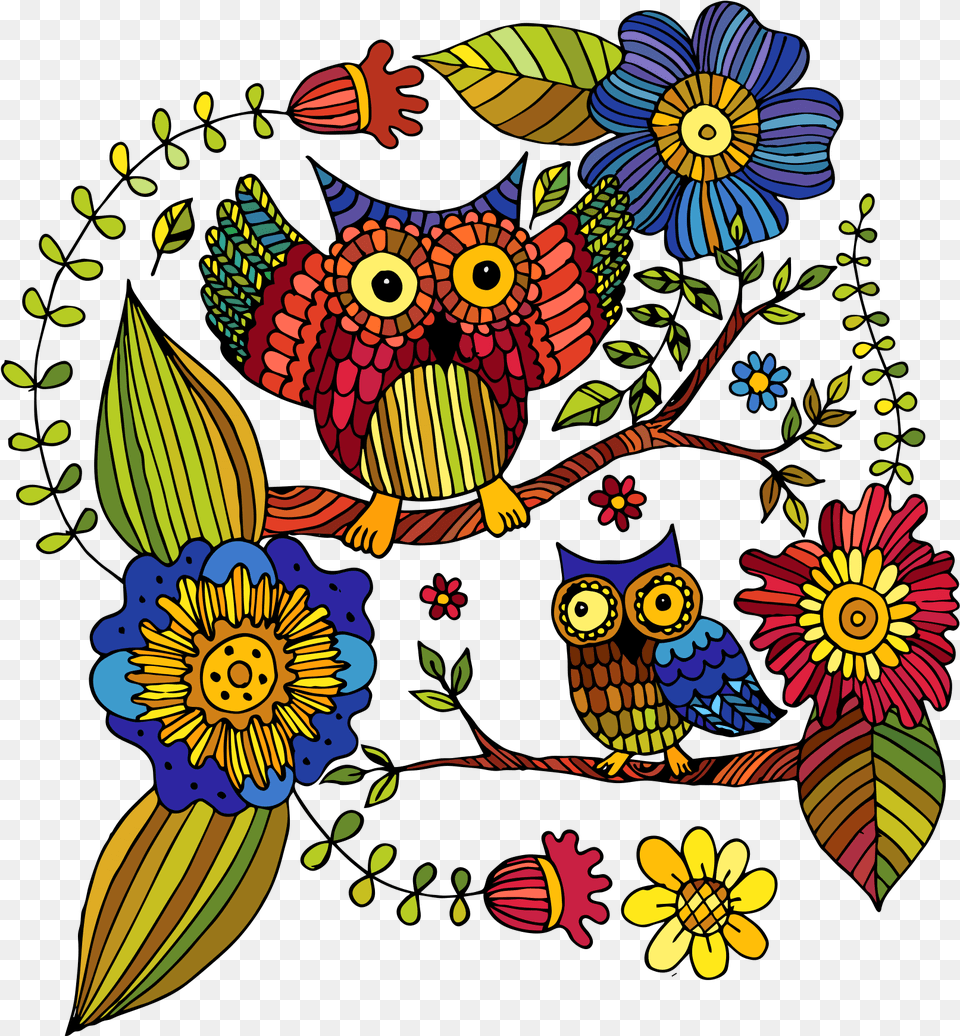 Cartoon Doodle Butterfly Coloring Page, Art, Floral Design, Graphics, Pattern Free Png Download