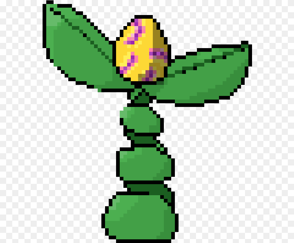 Cartoon Download Pixel Art, Bud, Flower, Green, Plant Png
