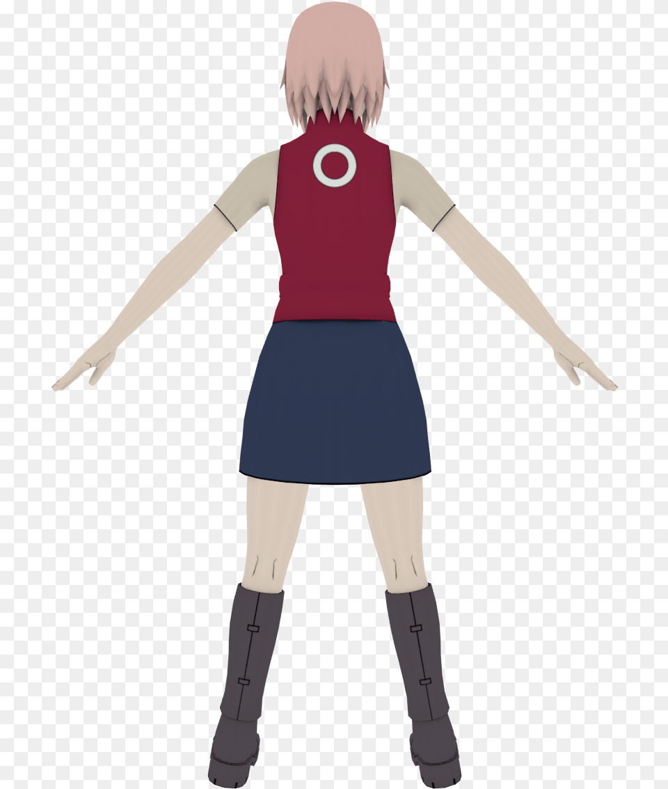 Cartoon Download Sakura Haruno Everyday Clothes, Person, Clothing, Skirt Png