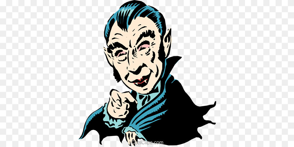 Cartoon Dracula Royalty Free Vector Clip Art Illustration, Person, Face, Head, Stencil Png