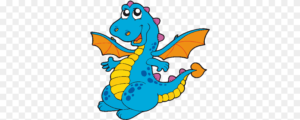 Cartoon Dragon Cartoon Dragon Blue Free Png Download