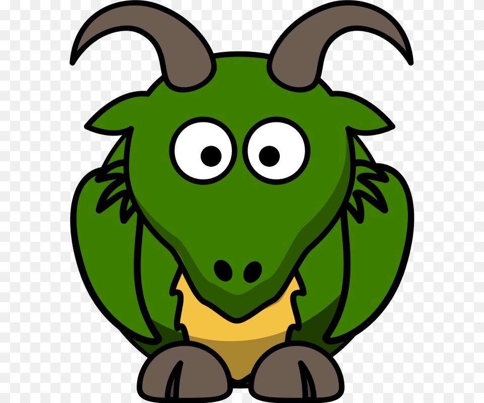 Cartoon Dragon Clipart, Green, Animal, Bear, Mammal Png