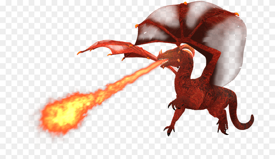 Cartoon Dragon Fire, Flame, Animal, Dinosaur, Reptile Png Image