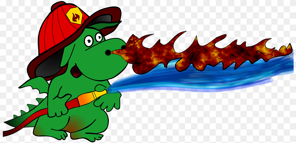 Cartoon Dragon Fire Fighter Image On Pixabay Knowledge Kids Fire Safety, Baby, Person Free Transparent Png