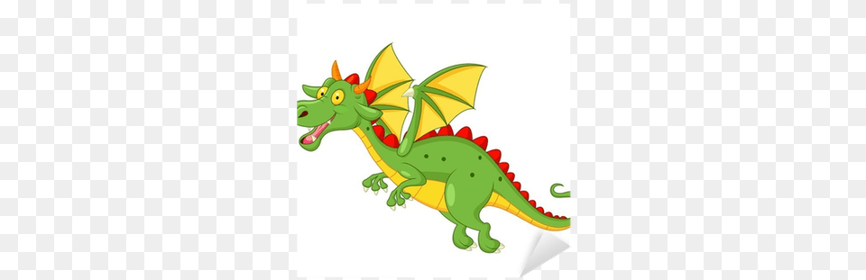 Cartoon Dragon Flying Clipart, Animal, Reptile Free Png Download