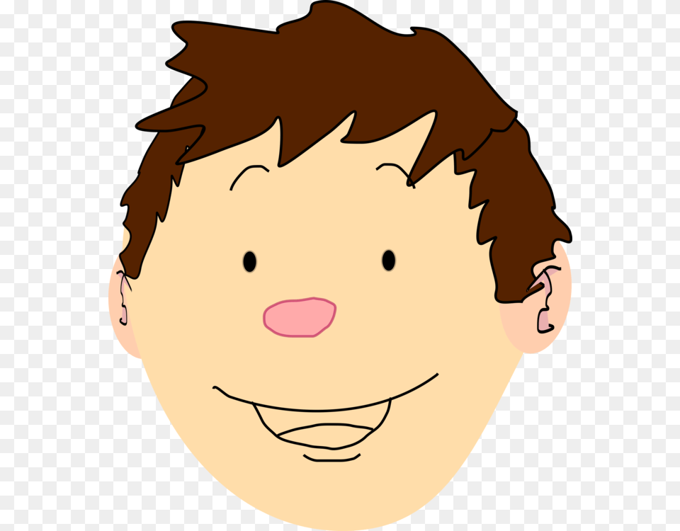 Cartoon Drawing Child Face, Baby, Person, Photography, Head Free Png Download