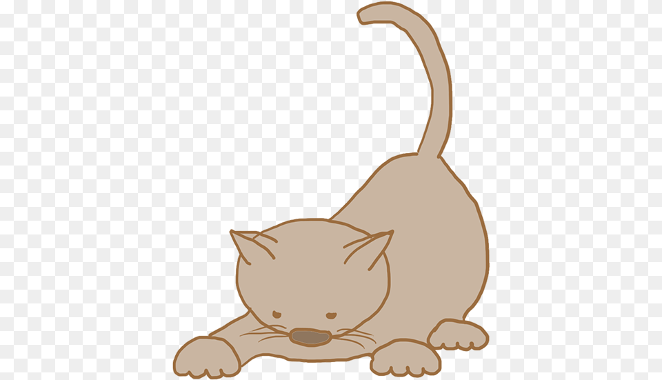 Cartoon Drawings Of Animals Cartoon Cat No Background, Animal, Kitten, Mammal, Pet Png