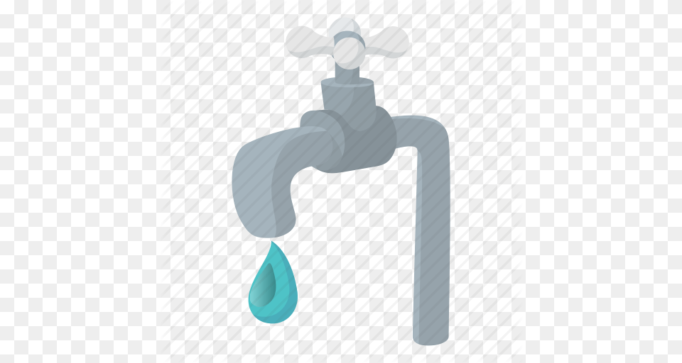 Cartoon Drip Drop Faucet Metal Tap Water Icon Free Png Download