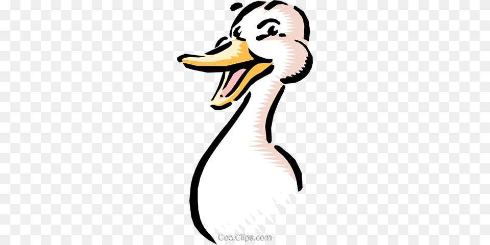Cartoon Duck Royalty Vector Clip Art Illustration, Animal, Beak, Bird, Waterfowl Free Transparent Png