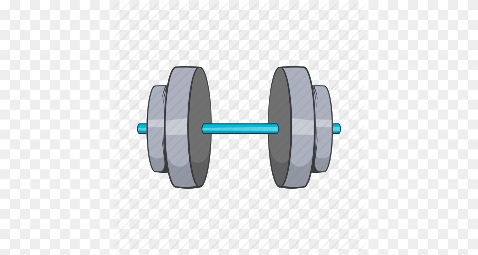 Cartoon Dumbbell Equipment Exercise Gym Object Sign Icon, Fitness, Sport, Working Out, Gym Weights Free Transparent Png