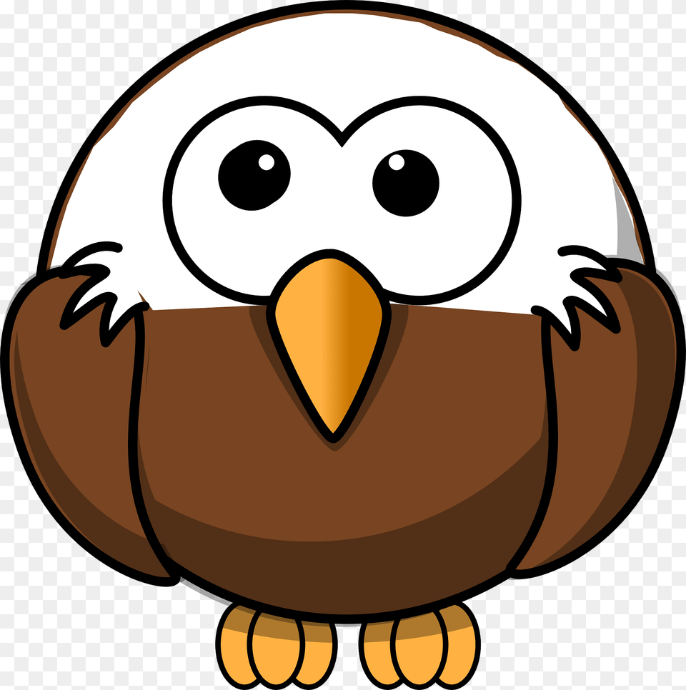 Cartoon Eagle Looking Up Clipart, Animal, Nature, Outdoors, Snow Free Png Download