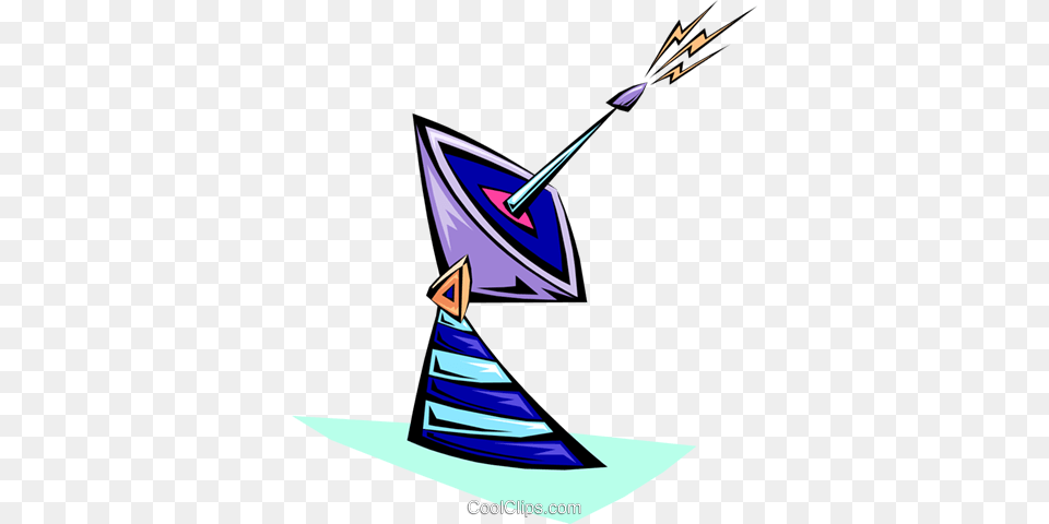 Cartoon Earth Satellite Dish Royalty Vector Clip Art, Weapon Free Png Download