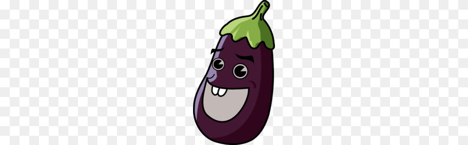 Cartoon Eggplant Clip Art, Food, Produce, Plant, Vegetable Free Png Download
