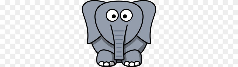 Cartoon Elephant, Animal, Wildlife, Mammal, Baby Png