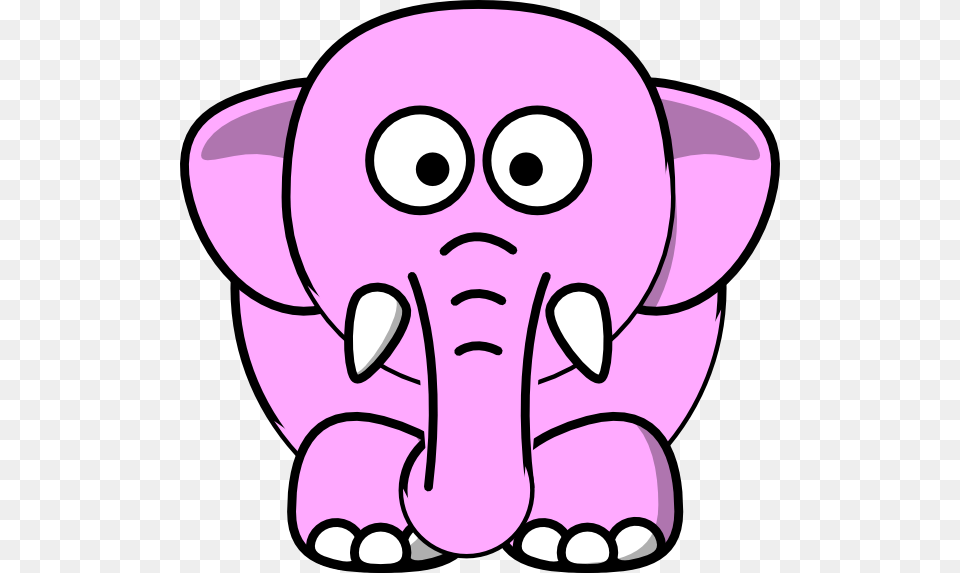 Cartoon Elephant Black And White, Baby, Person, Animal, Wildlife Free Transparent Png