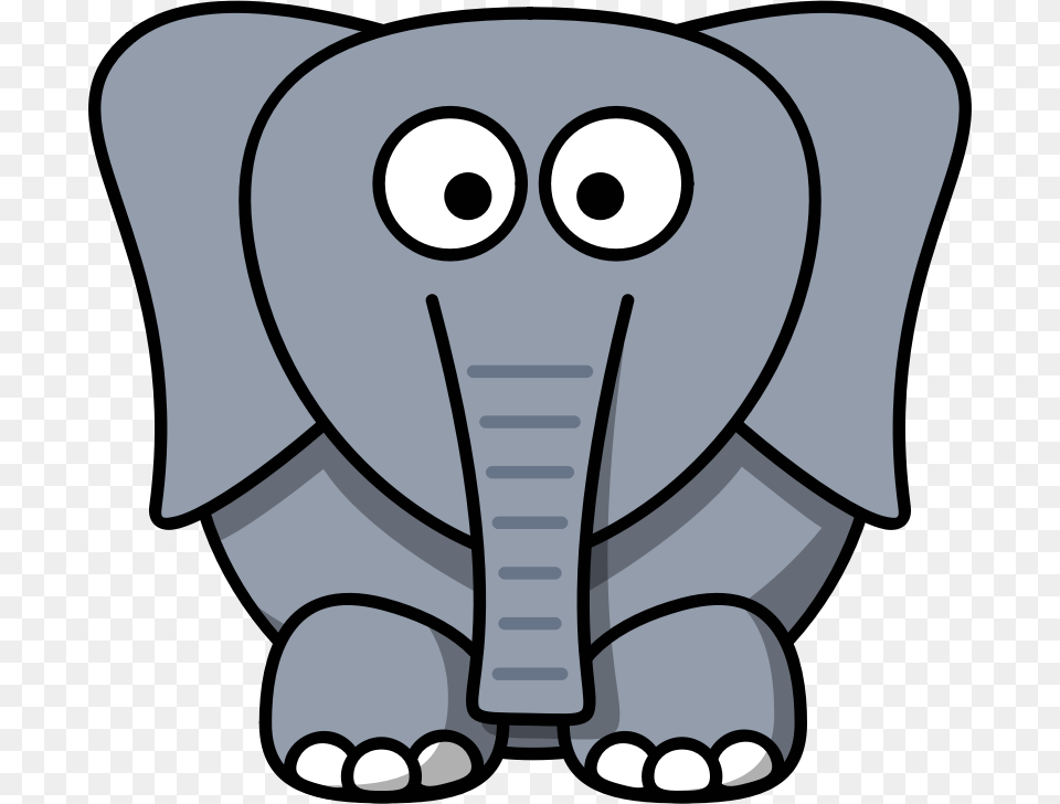 Cartoon Elephant Clip Art Clipart Elephant Face, Animal, Wildlife, Mammal, Baby Free Png Download