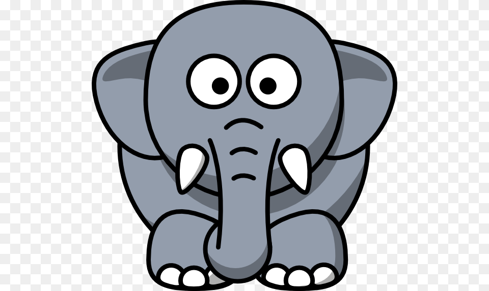 Cartoon Elephant Clip Art Vector Clip Art Online Royalty, Animal, Mammal, Wildlife, Ammunition Free Transparent Png
