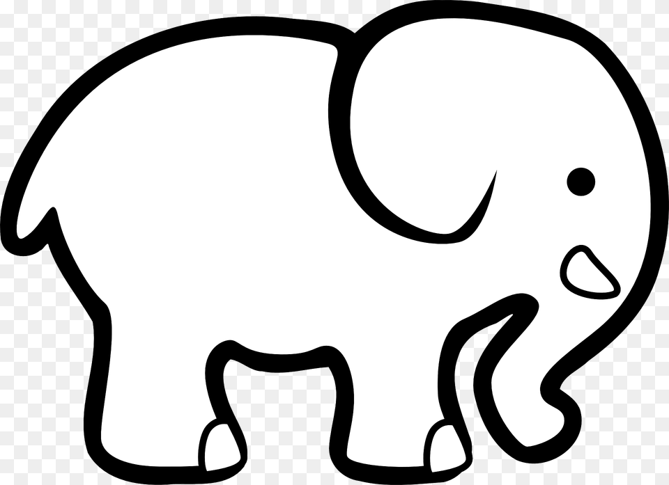 Cartoon Elephant Clipart, Animal, Mammal, Wildlife Free Png Download