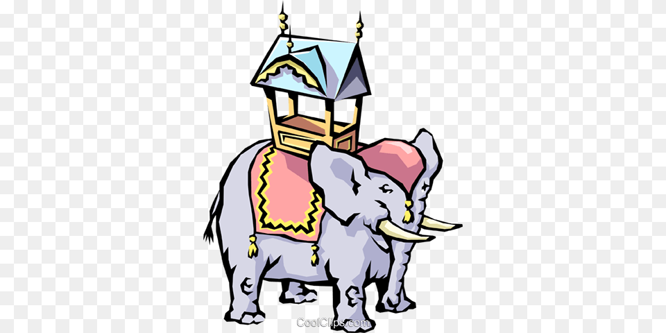 Cartoon Elephant Royalty Vector Clip Art Illustration, Baby, Person, Animal, Mammal Free Transparent Png