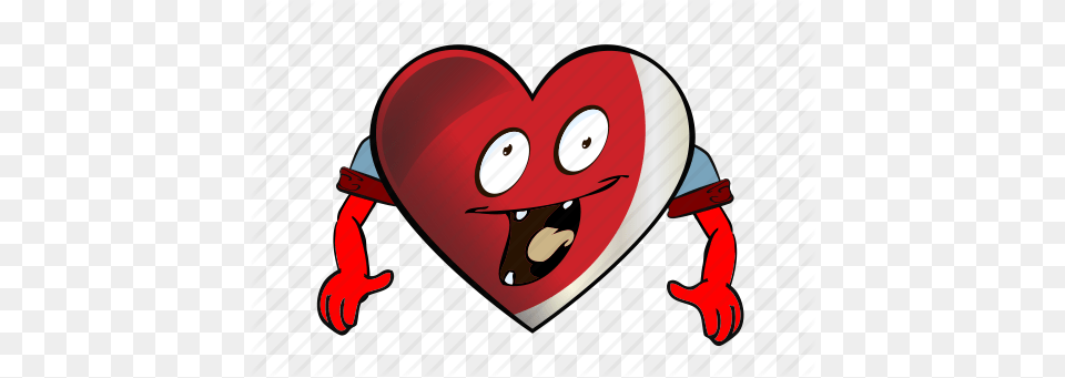 Cartoon Emoji Face Heart Smiley Icon Png Image