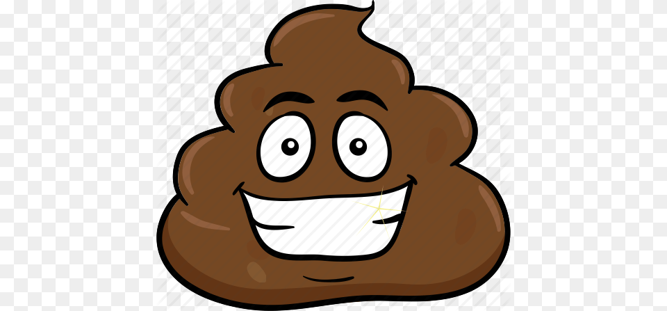 Cartoon Emoji Face Poo Pooh Poop Icon, Baby, Person, Head, Animal Free Png