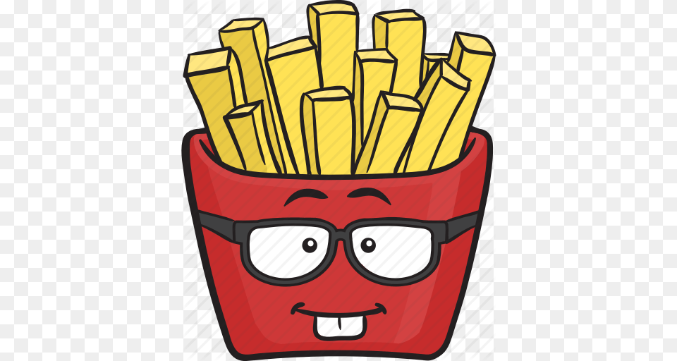 Cartoon Emoji Fast Food French Fries Fry Icon Free Png