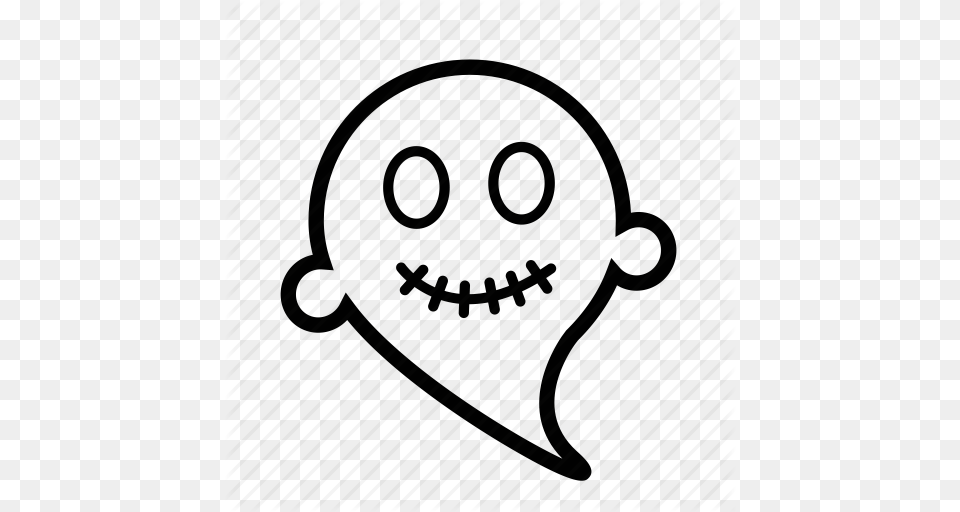 Cartoon Emoji Ghost Halloween Scary Icon, Clothing, Hat, Helmet Png