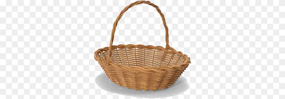 Cartoon Empty Easter Basket, Shopping Basket Free Png