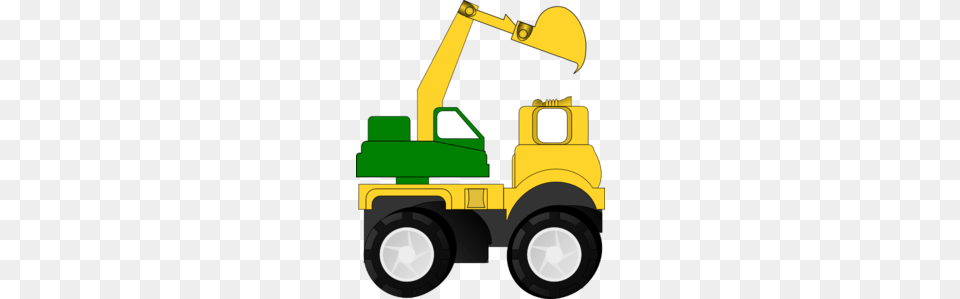 Cartoon Excavator Clip Art Scrap, Grass, Machine, Plant, Bulldozer Png