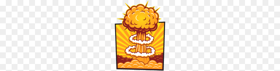 Cartoon Explosion, Nuclear, Food, Ketchup, Fire Png