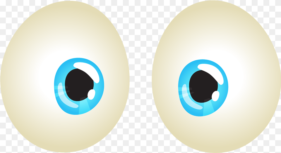Cartoon Eye Humour Scared Eyes Cartoon Transparent Background, Hole Free Png Download